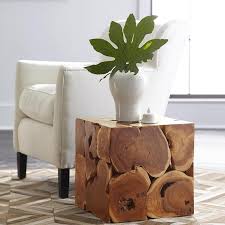 4.7 out of 5 stars. Teak Cube Coffee Table In Brown