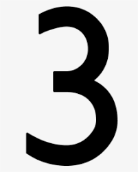 number 3 png black number 3 png transparent png kindpng number 3 png transparent png