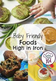 Baby Friendly Foods High In Iron Foods High In Iron Baby Food Recipes Baby First Foods