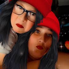 Pauley with Brighton Sharpino who played young Abby in the episode 'Hit And  Run'