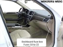 W166 Fuse Diagram Mercedes Gl450 Fuse Chart Mercedes Ml350