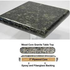 Laminate tables usually fit the bill for these venues. Commercial Granite Tabletops 30 X 42 Contractfurniture Com