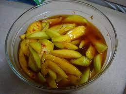 Lihat juga resep stup mangga sirup doger enak lainnya. Resipi Jeruk Mangga Muda Resepi Bergambar