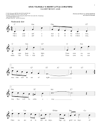 Have Yourself A Merry Little Christmas Sheet Music Hugh Martin Lead Sheet Fake Book