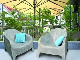 Concrete Effect Paste On Plastic Chairs Diy Home Decor Project Using Viva Concrete Paste Viva Decor Concrete Furniture Decor
