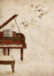 pin by 俊雄 高橋 on background piano art music art music artwork
