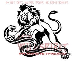 Tattoos of this type will usually be rather small, with the snake coiled around the arm once or twice. Tribal Lion Tattoo Designs Designs Interfaces Tattoo Design C 2007 2013 Wildspiritwolf Tribal Lion Tattoo Tribal Wolf Tattoo Snake Tattoo