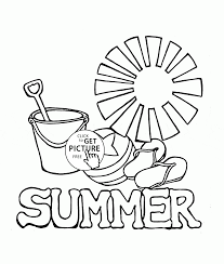 Preschool summer coloring pages are a fun way for kids of all ages to develop creativity, focus, motor skills and color recognition. Free Preschool Summer Coloring Pages Coloring Home