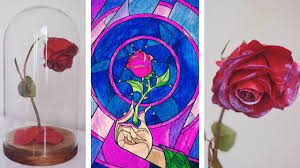Easy Diy Beauty The Beast Rose Youtube