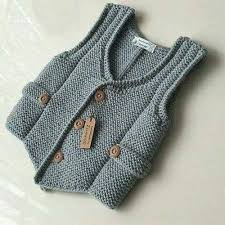 Bu modelde iki ayrı şiş kullanılır. Erkek Bebek Yelek Ornekleri Baby Knitting Patterns Bebek Yelek Orgu
