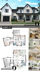 Modern farmhouse house plan with garage, 2 to 4 bedrooms, finished daylight basement, pantry, mudroom. 190 Modern Farmhouse And Farmhouse Home Plans Ideas In 2021 Farmhouse Plans House Drummond House Plans