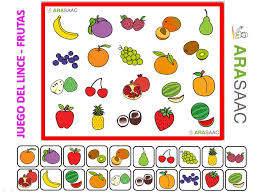 Dark city, un juego de mesa para imprimir gratis, creado por césar augusto ocampo castro. Juego Del Lince Frutas Pictogramas Arasaac Educacion Del Bebe Discriminacion Visual Juegos
