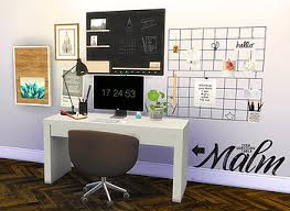 Malm Dressing Table By Ikea Simvault Sims 4 Cc Ikea Malm Malm Dressing Table Ikea Malm Desk
