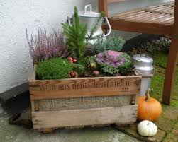 Deko Deko Blumenkubel Fur Den Herbst Gemuseanbau In Kubeln Blumen Im Blumentopf