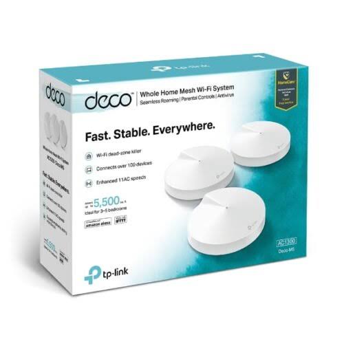 TP-Link Deco M5 AC1300 Whole Home Mesh Wi-Fi System (3 Pack)
