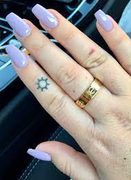 Lavender Tapered Square Nails Cartier Tapered Square Nails Purple Acrylic Nails Purple Nails