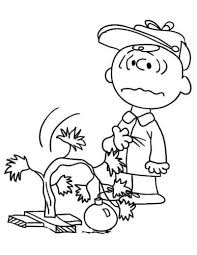 Free coloring pages to print for kids! Free A Charlie Brown Christmas Coloring Pages Printable