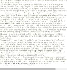 Research Paper Apa Style Term Paper Research Paper Psychology Research