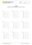 Dieses arbeitsblatt für das fach mathematik zum thema multiplizieren dividieren steht kostenlos als download bereit. Division Kostenlose Arbeitsblatter