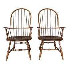 Habersham Hoop Back Windsor Style Arm Chairs A Pair In 2020 Chair Patio Chairs Diy Lounge Furniture Design