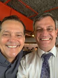 Had a very nice luncheon with Fr. Rafa Becerra, pastor of St. Jerome…