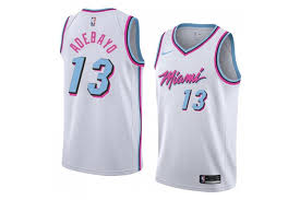 Here are the miami heat color codes if you need them for any of your digital projects. Bam Adebayo Nike Miami Heat Vice Uniform City Edition Man Swingman Jersey
