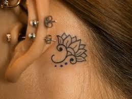 蓮 ハス のワンポイントタトゥー Small Lotus Tattoo 蓮 ハス のモチーフをデザインしたワンポイン Flickr Small Lotus Tattoo Lotus Tattoo Design Lotus Flower Tattoo Design