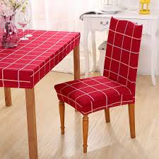 Buy products such as subrtex stretch textured check dining chair slipcover (set of 4, teal) at walmart and save. Rdrcc46 Ideas Here Red Dining Room Chair Covers Collection 5626