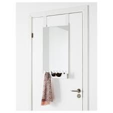 Ikea Garnes Over The Door Mirror Hooks Amp Shelf Out Of Wall Space Don T Worry This Mirror Hangs Over The Door Mirror Mirror Door Sliding Mirror Door
