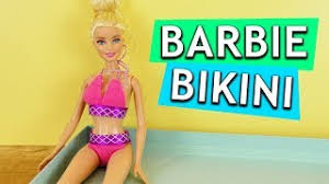 Schnittmuster erstellen schnittmuster selber machen schnittmuster zum kleidernähen kleidung selber nähen schal nähen musterentwurf schneiderei nähen stoffe nähen noch keine bewertung für barbie chelsea baumhaus spielset und puppe. Diy Barbie Bikini Ohne Nahen Einfach Schnelle Idee Fur Den Sommer Puppen Kleidung Selber Machen Youtube
