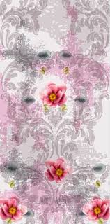 Seamless floral pattern on uniform background. Baroque Texture Pattern With Spring Flowers Vector Vector Illustration 153079 Symzio
