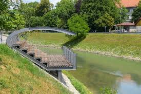 Bb Arhitekti Pavilion On The Riverbank Of Ljubljanica River Landscape And Urbanism Landscape Architect Landscape Design