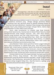 Kekuatan seorang pria tidak terletak pada nada keras suaranya, tapi pada te. Khotbah Matius 1 18 25 Natal Imanuel Allah Beserta Kita Matius 1 18 25 Dear Pelangi Fakeczup Wall