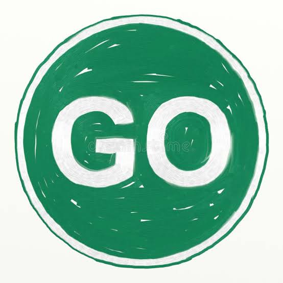 Go sign stock illustration. Illustration of alert, transportation - 5031265