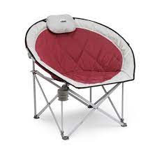 $8.00 coupon applied at checkout. Core Equipment Oversized Padded Round Saucer Moon Outdoor Camping Folding Chair With Headrest Wine Target