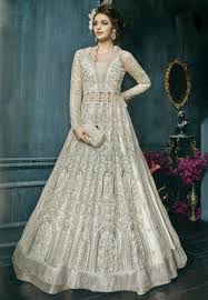 This white bridal lehenga is made with pure satin and has embroidery work and diamond touchwork. White Wedding Lehenga And Ghagra Choli Buy Latest Designs Online Utsav Fashion