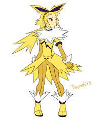 Jolteon Gijinka by kira-summit | Gijinka / Moe Anthropomorphism | Eevee,  Pokemon eeveelutions, Pokemon gijinka
