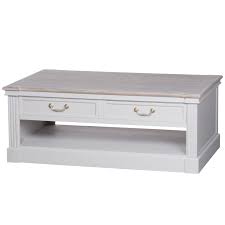 Hurry limited stock sale ends sunday.fast delivery. Liberty Large Four Drawer Coffee Table Off White