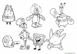 Coloring pages for kids spongebob and mrs puffba1b. Printable Spongebob Coloring Pages Spongebob Coloring Pages Coloring Pages For Kids And Adults