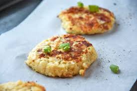 Karfiol Puffer Aus Dem Backofen Rezept Rezept Rezepte Basisch Essen Backofen Rezepte