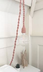 hanglamp macrame lamp slaapkamer lamp touw lamp industriele lamp babykamer lamp mae sl decoracao candeeiros rusticos luminarias feitas em casa