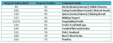 Dehydrator Temperatures With Conversion Chart Raw Food Recipes Dehydrator Dehydrator Recipes