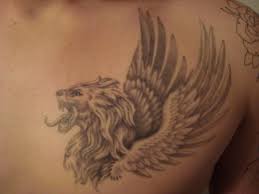 The lion with wings tattoo by victor chil is a cool tattoo of the ancient mythological creature called manticore. Chris Stuart Lion 2 Tattoos Von Tattoo Bewertung De