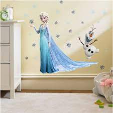 Queen Elsa Princess Frozen Wall Decal Kids Room Removable Home Decor Stickers Kids Room Wall Decals Kid Room Decor Frozen Wall Decals