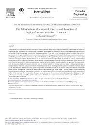 Check spelling or type a new query. Pdf The Deteriorations Of Reinforced Concrete And The Option Of High Performances Reinforced Concrete