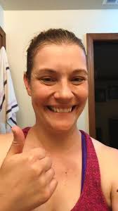 Today's workout got me sweating... And put a smile