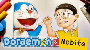 Trong doremon va nobita phieu luu, đôi bạn thân không bao giờ tách rời này đang có chuyến phiêu lưu tới một vùng đất lạ bằng cánh cửa thần kỳ. Cara Menggambar Dan Mewarnai Doraemon Nobita Spidol Dan Pensil Warna Youtube