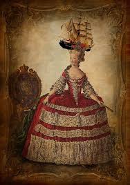 Marie Antoinette S Tall Ship Hairdo Who Wouldn T Want One Threading Through Time Marie Antoinette Marie Antionette 18th Century