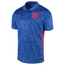 A clean look with the red collar and sleeve cuffs. England Away Kit 2020 21 Uefa Euro 2020