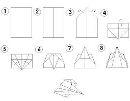 Star Destroyer Style Paper Airplane Paper Airplane Folding Paper Airplane Template Paper Aeroplane